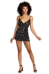 Reign In Floral Romper