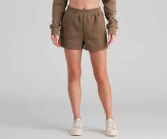 Casual Trendsetter Fleece Shorts