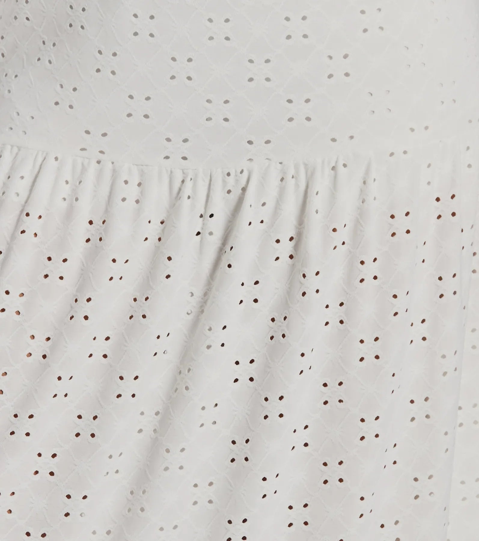 Vibe Of Summer High Rise Eyelet Maxi Skirt