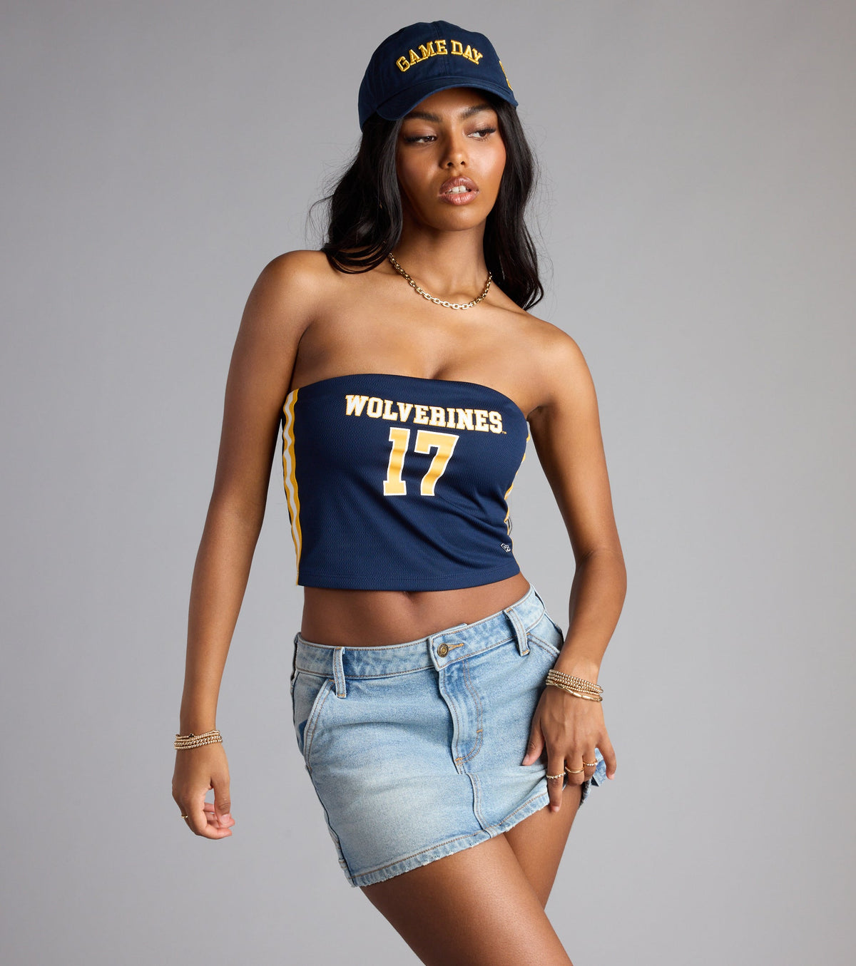 Soft With Spice Mid-Rise Denim Mini Skirt