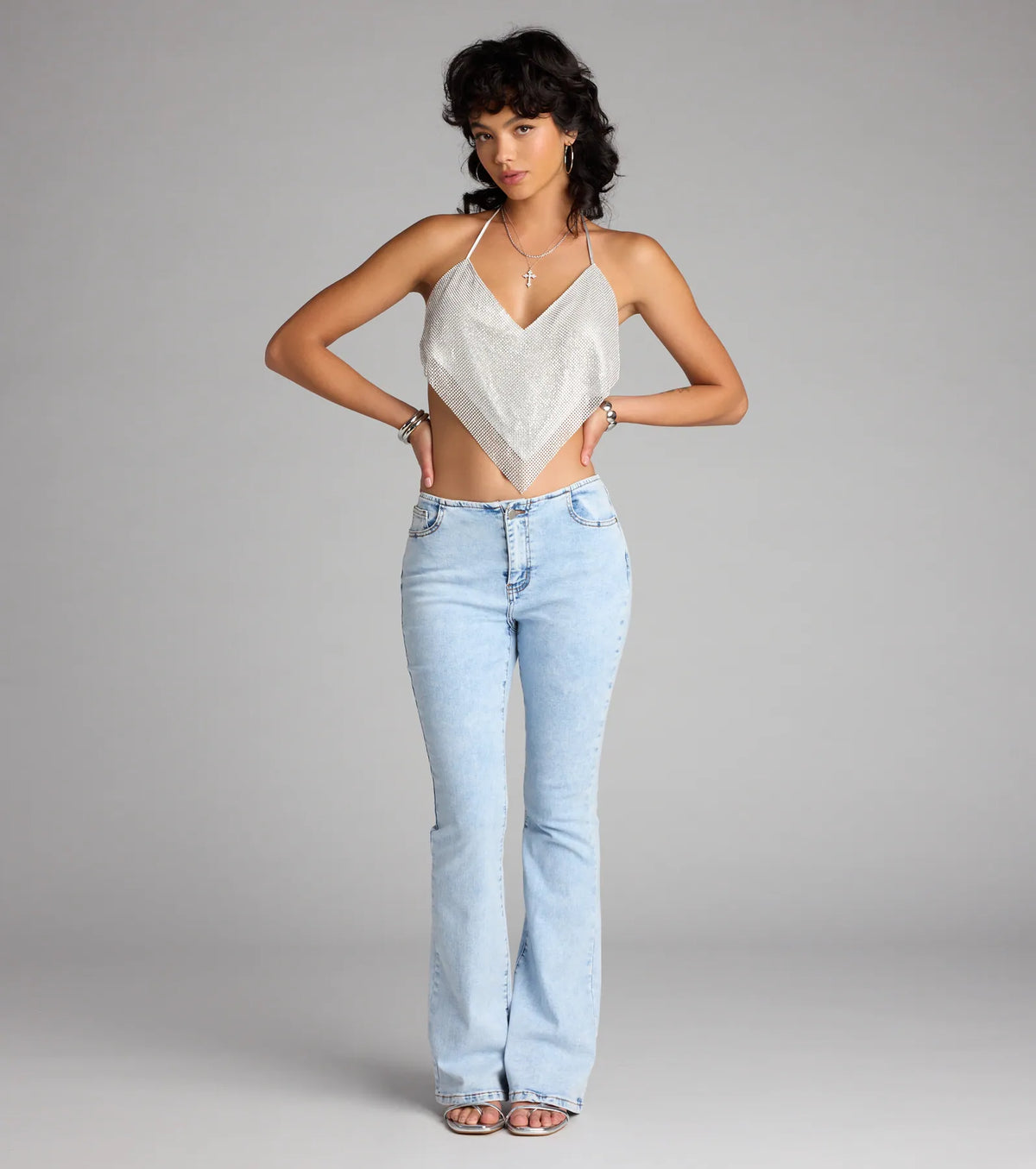 Retro Vibes Only Mid Rise Flare Denim Jeans