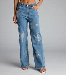 Starstruck Straight-Leg Denim Jeans