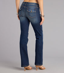 Effortlessly Cool Mid-Rise Flare Jeans