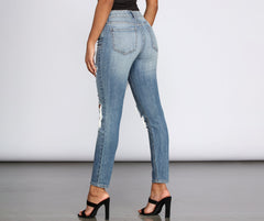 Josie Mid Rise Skinny Jeans