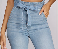 Rise Higher Paperbag Skinny Jeans