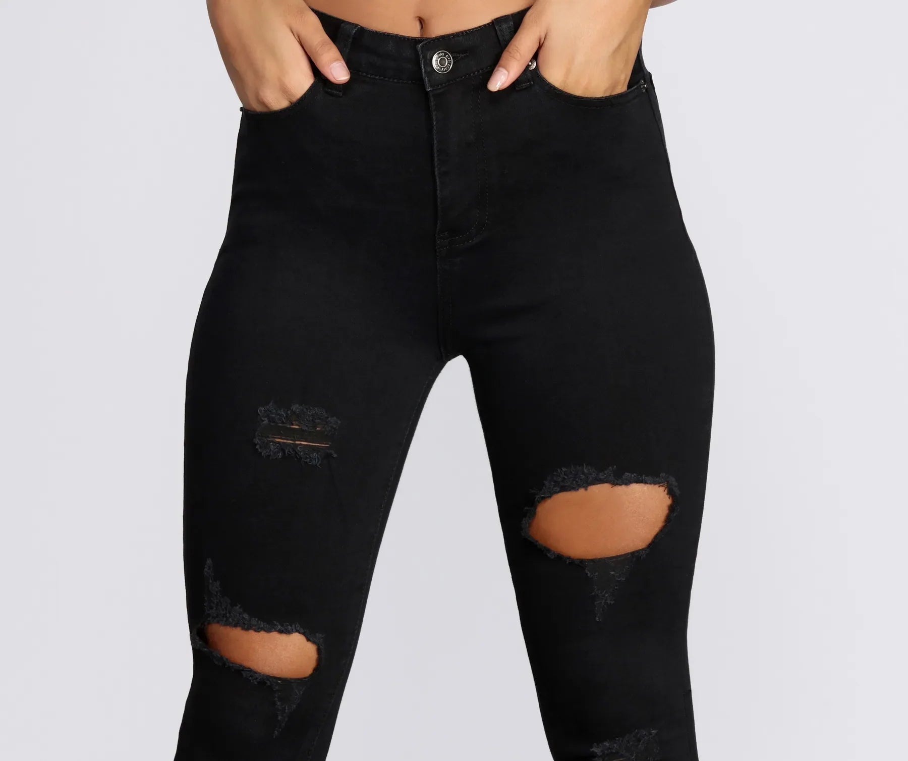 Take Me To The Edge Cropped Jeans