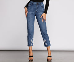 High Rise Straight Leg Jeans