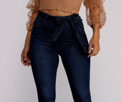 Tied To Chic Skinny Jeans