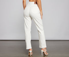 Iconic High Rise Destructed Boyfriend Jeans