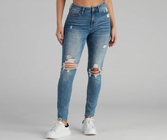 Harper Mid-Rise Skinny Jeans by Windsor Denim