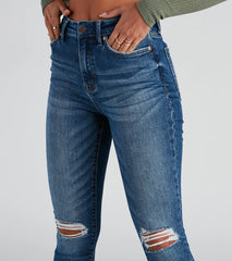 Taylor High Rise Skinny Crop Jeans By Windsor Denim