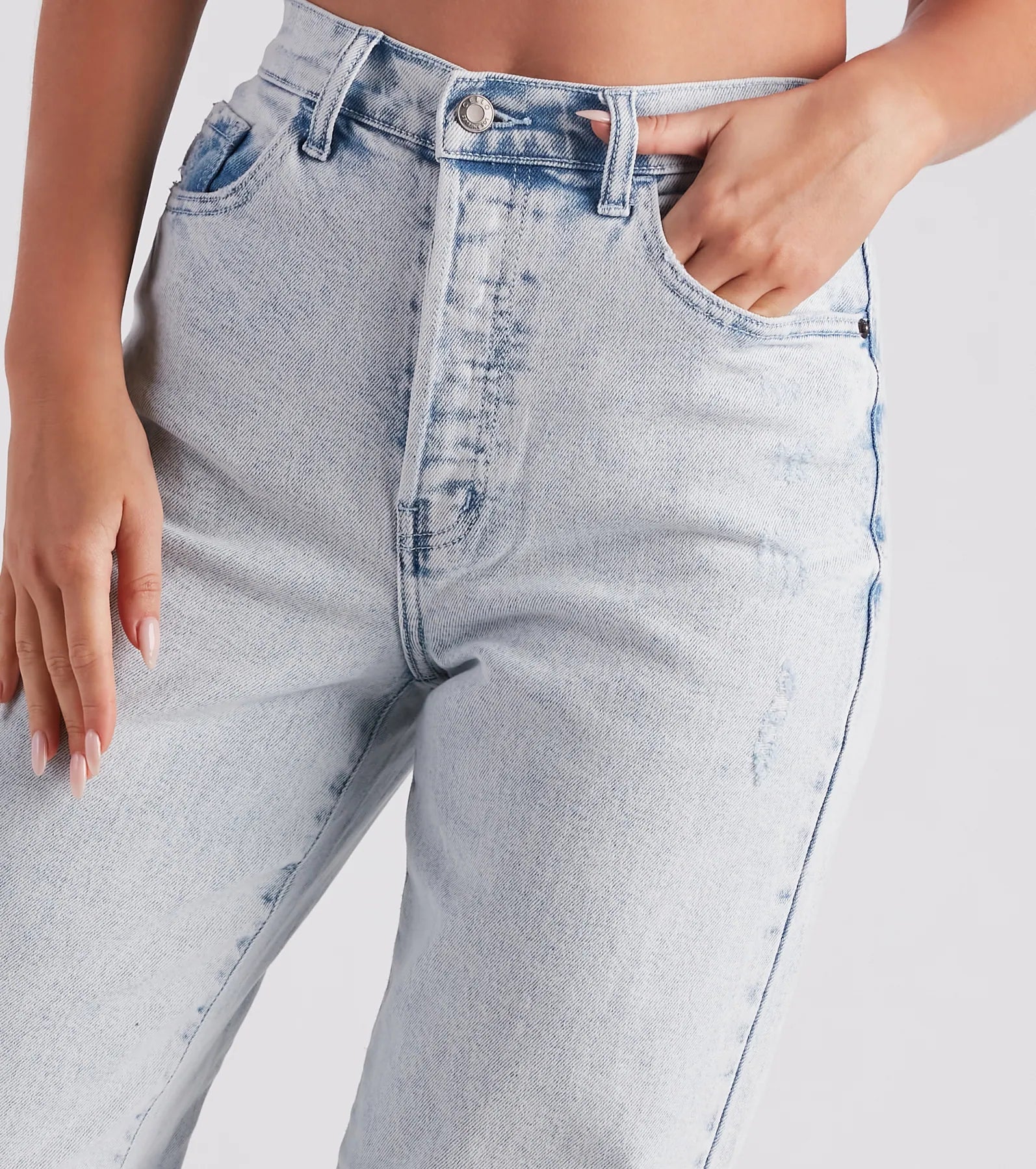 Not Your Babe High-Rise Boyfriend Jeans