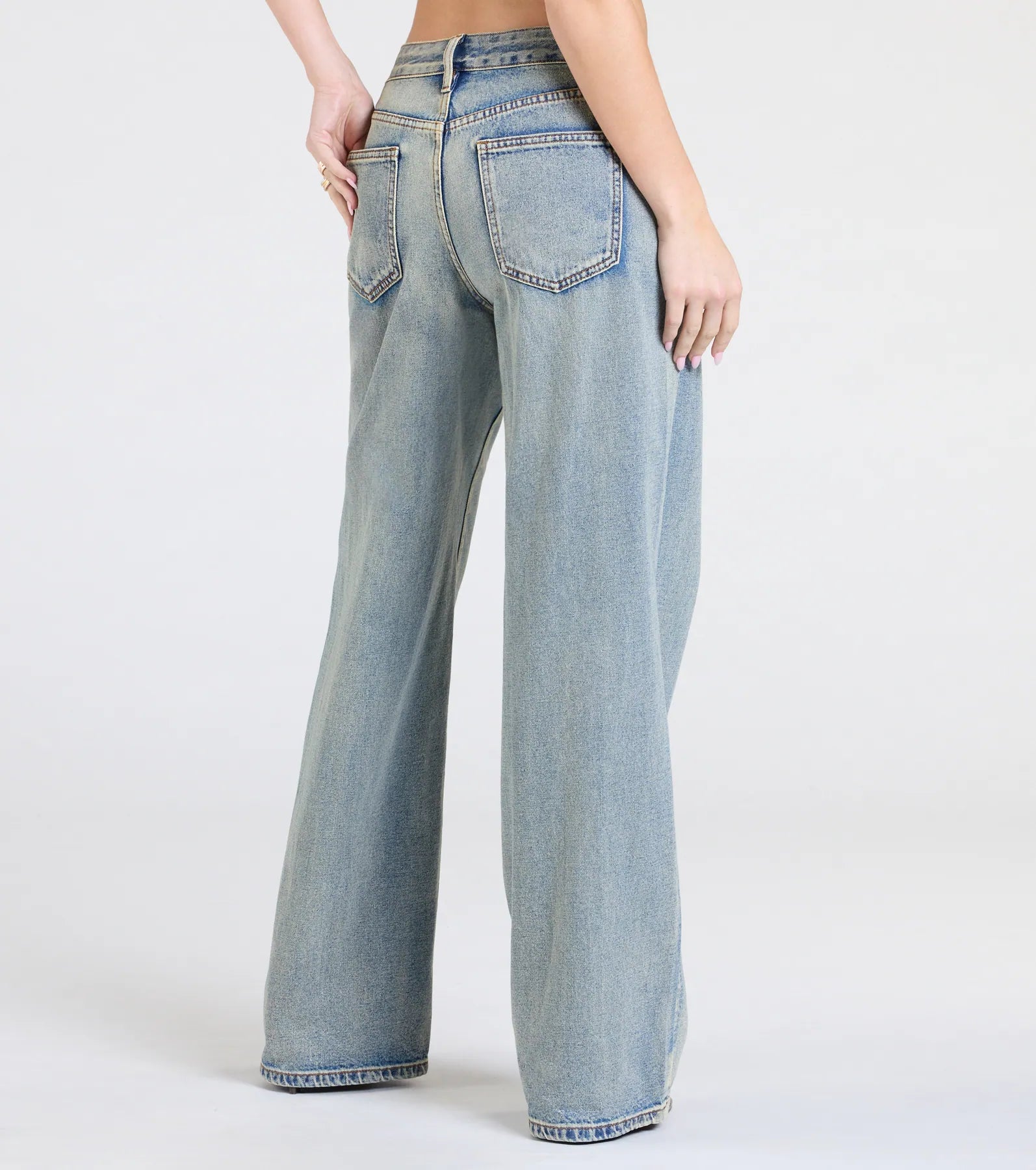 Fresh Take Mid-Rise Baggy Denim Jeans