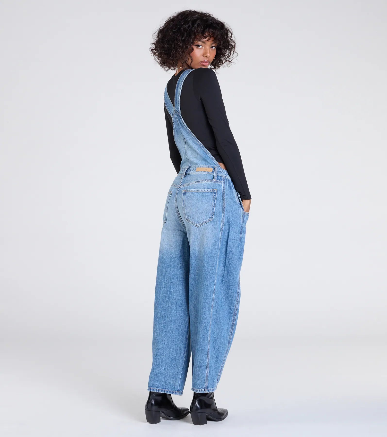 Casual Aesthetic Baggy Denim Overalls