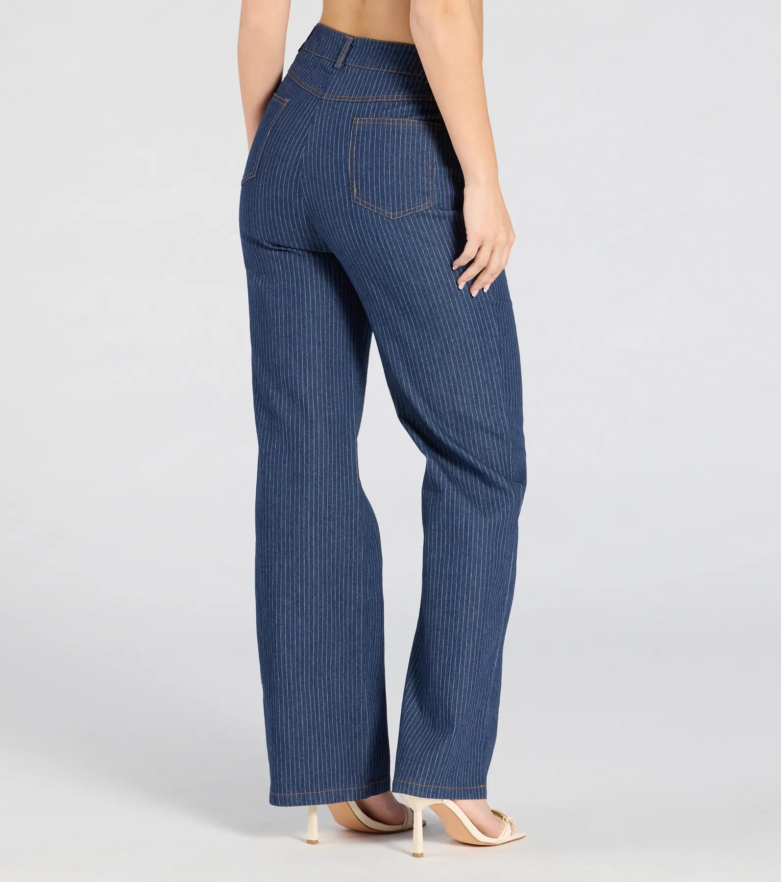 Fresh Perfection High-Rise Wide-Leg Denim Pants