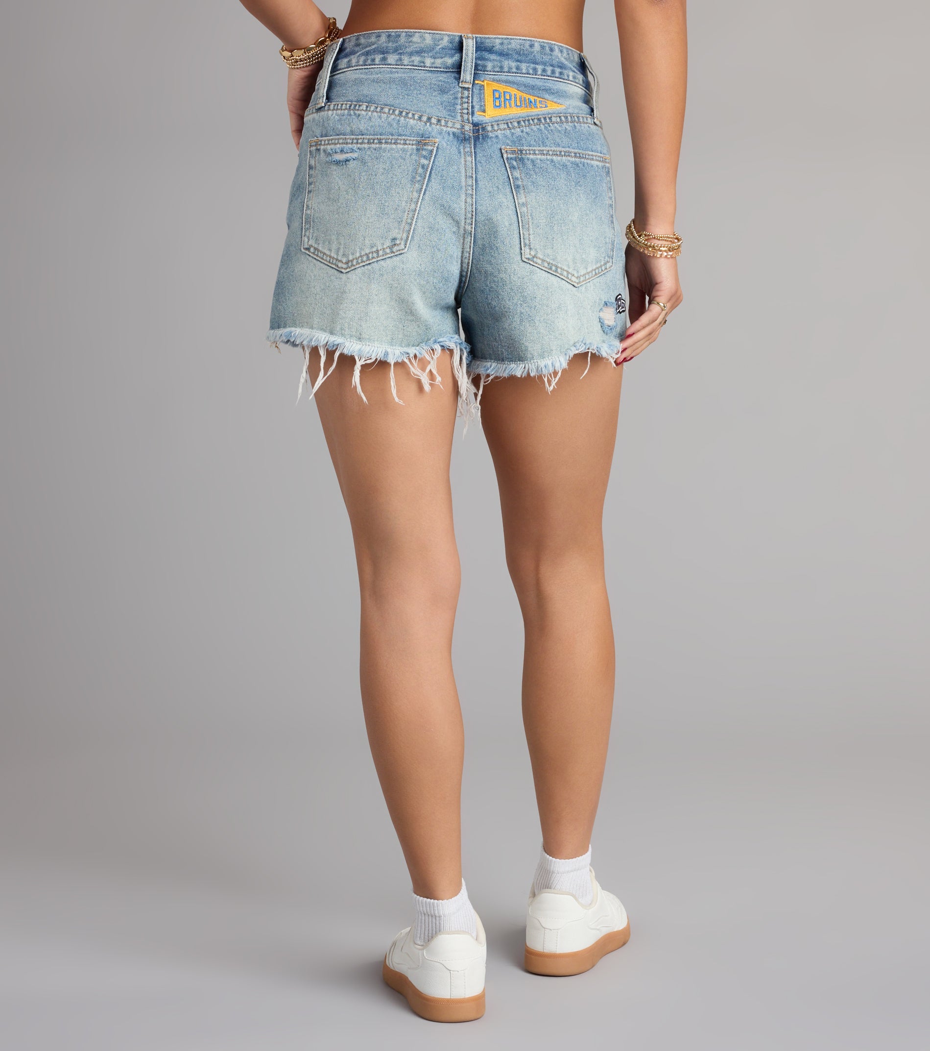 Bruin® Crush UCLA® College Patch Denim Shorts
