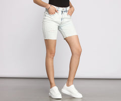 Kailey High Rise Bermuda Shorts