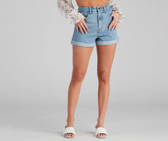 Reese High Rise Denim Shorts By Windsor Denim