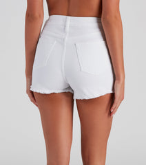 Remy High-Rise Destructed Cut-Off Shorts