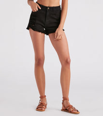 Remy High-Rise Distressed Shorts By Windsor Denim