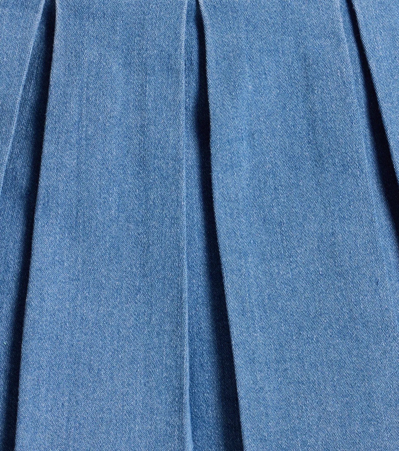 Casual Darling High-Rise Belted Pleated Denim Skort