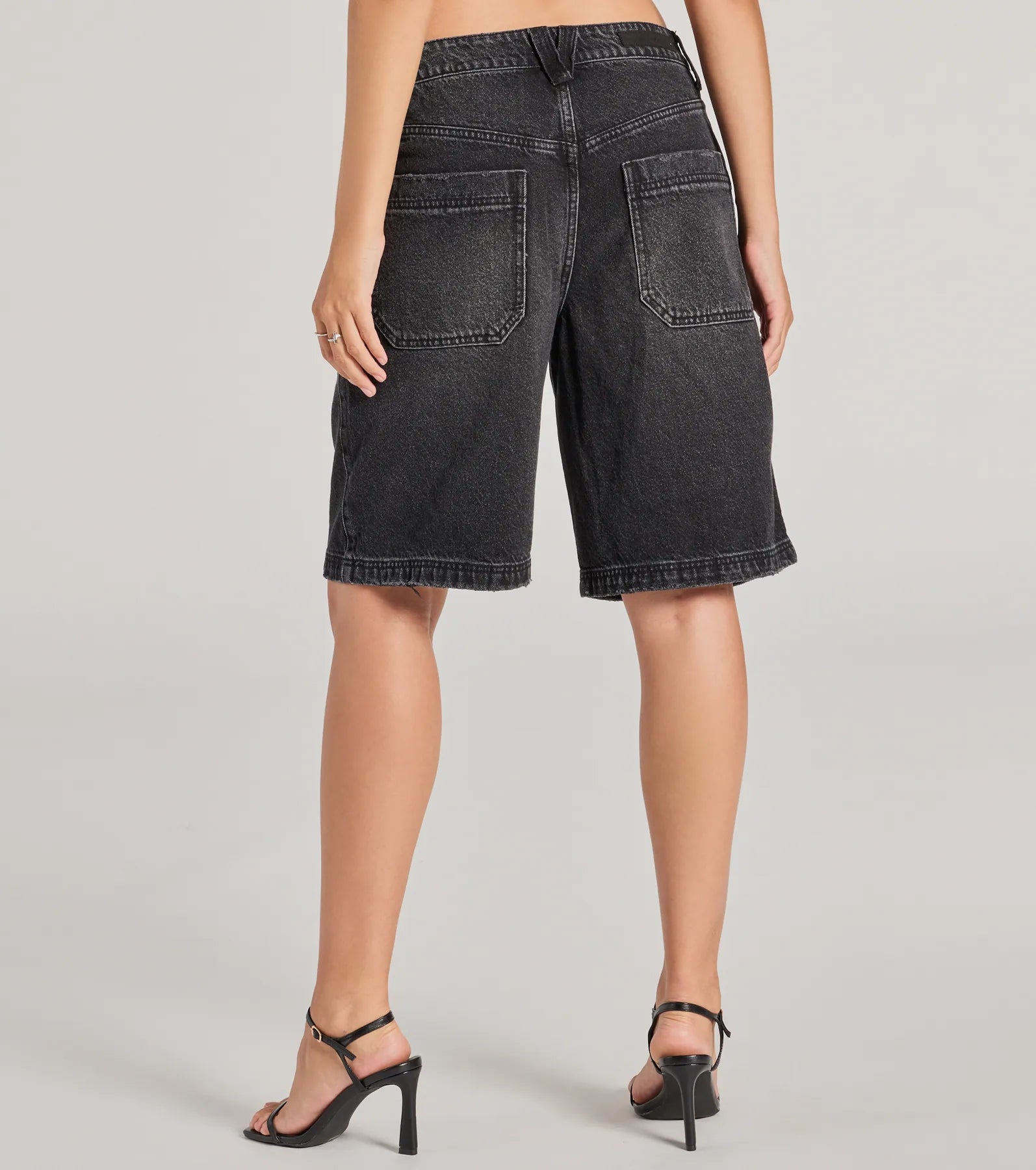 Born To Be Trendy Mid-Rise Denim Jorts
