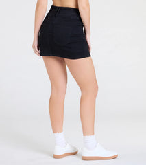 In For A Ride Denim Mini Skort