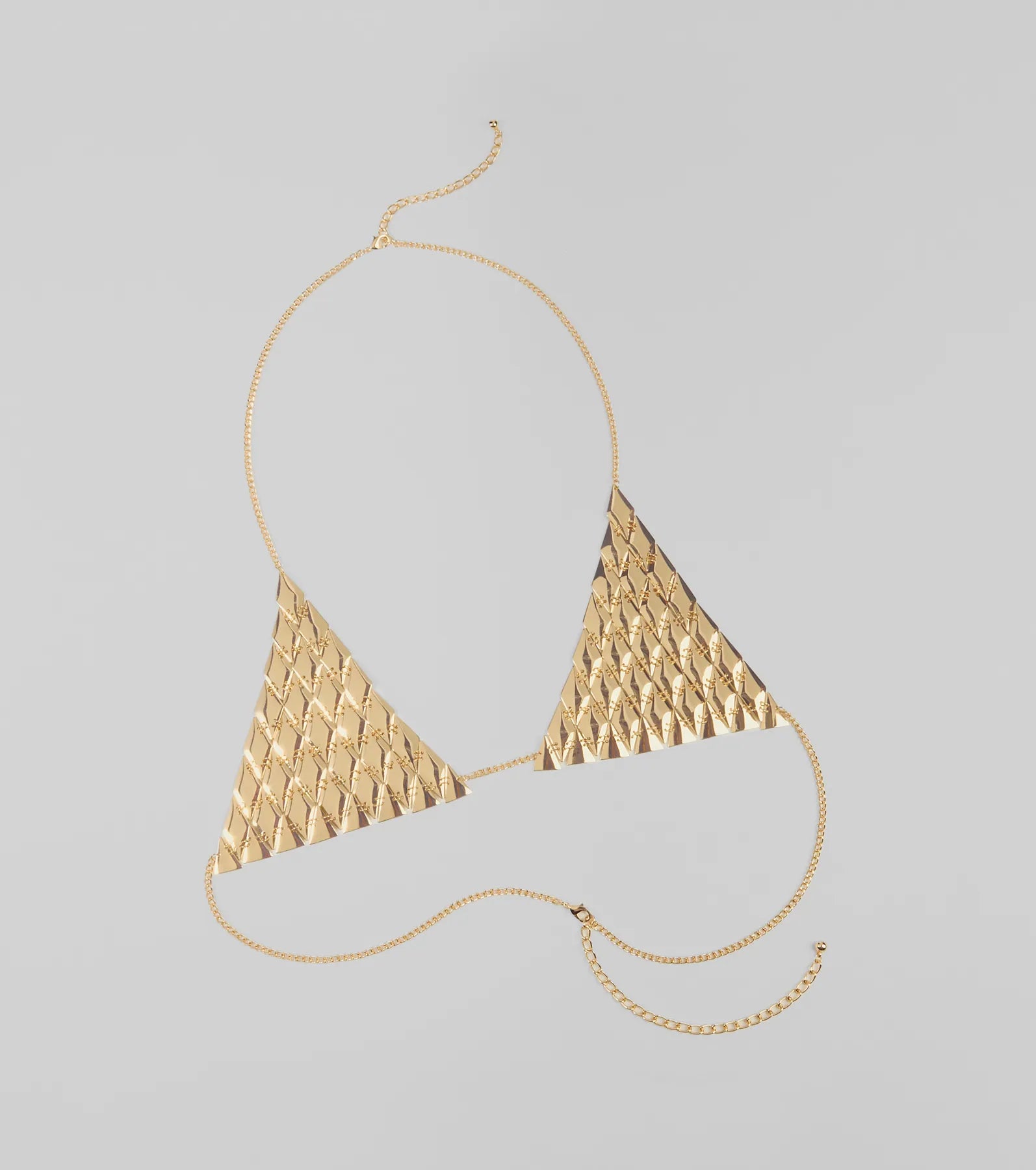 Sultry Goddess Metal Chain Bra