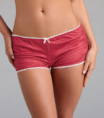 Cuddle Up Cutie Polka Dot Pajama Shorts