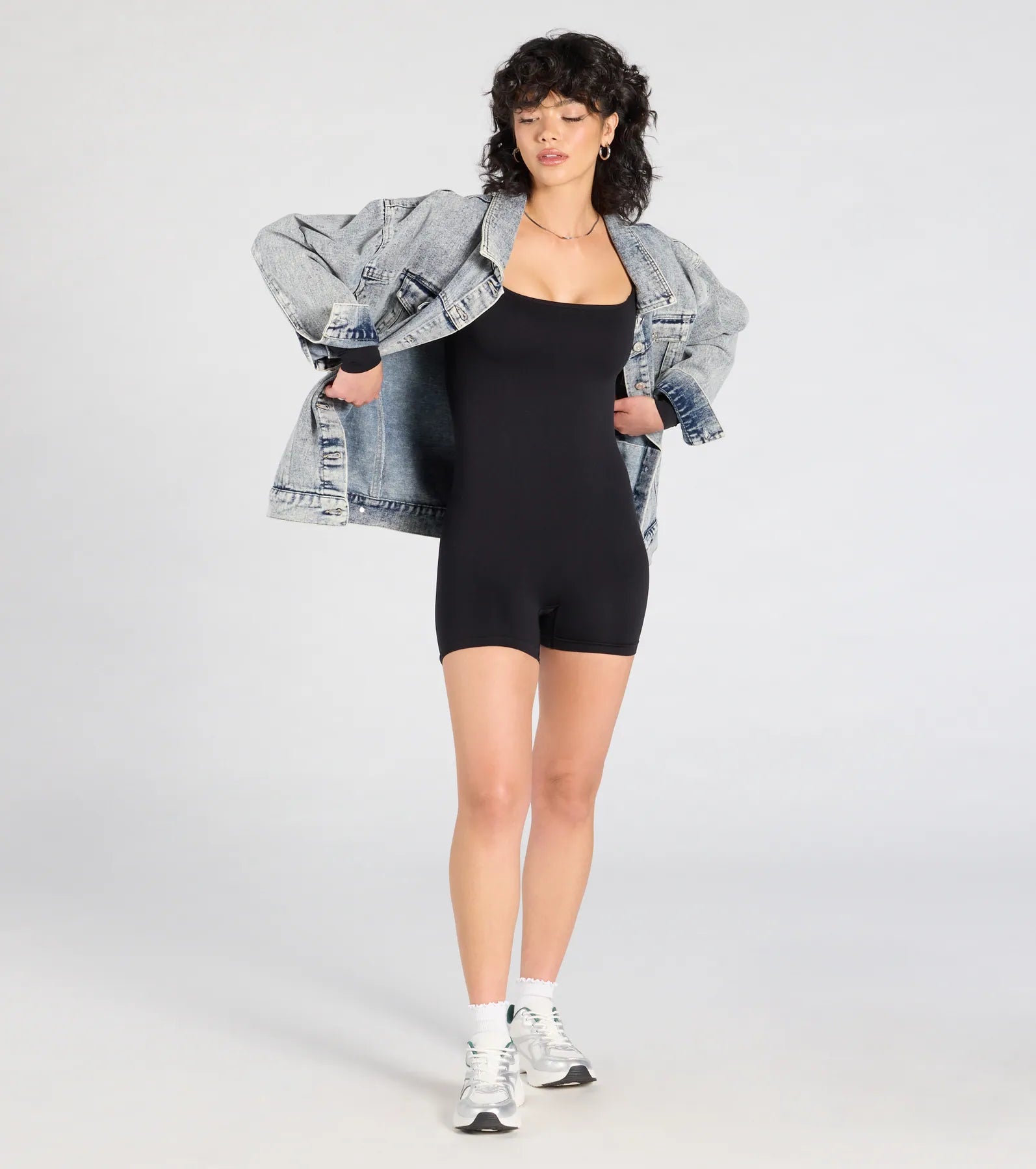 Basically Forever Long Sleeve Seamless Romper