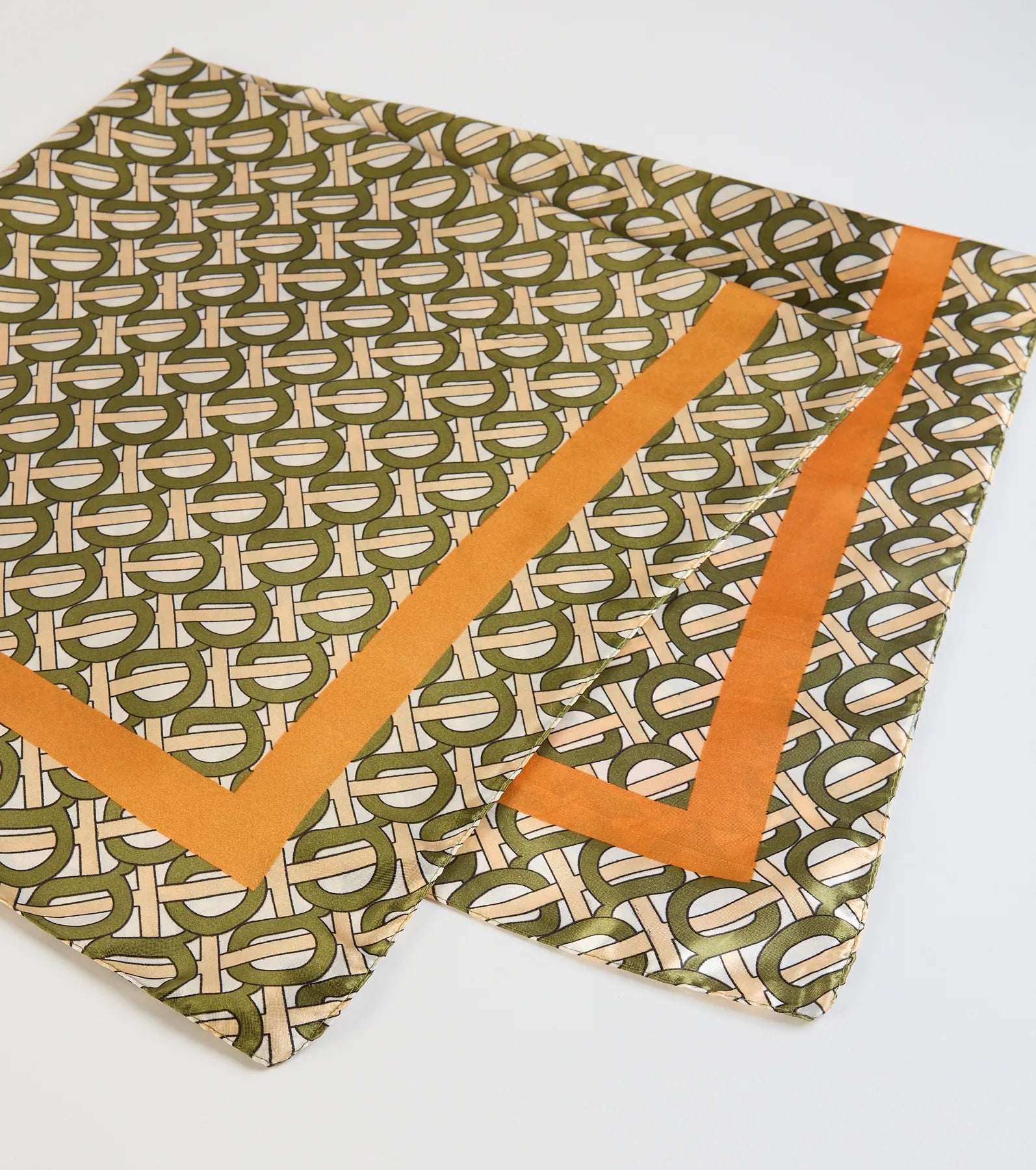 Luxe Flair Woven Loop Satin Scarf