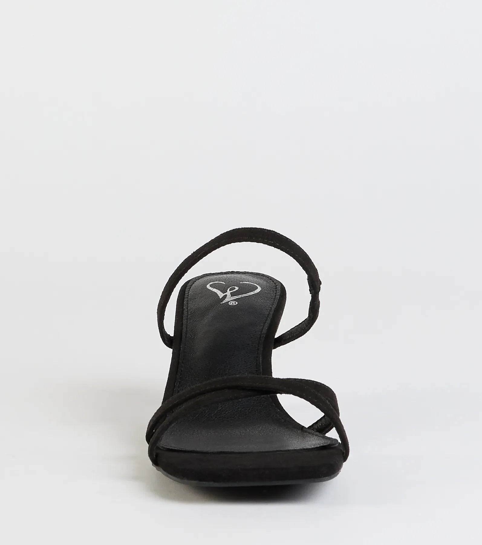 Chic Strappy Kitten Stiletto Heels