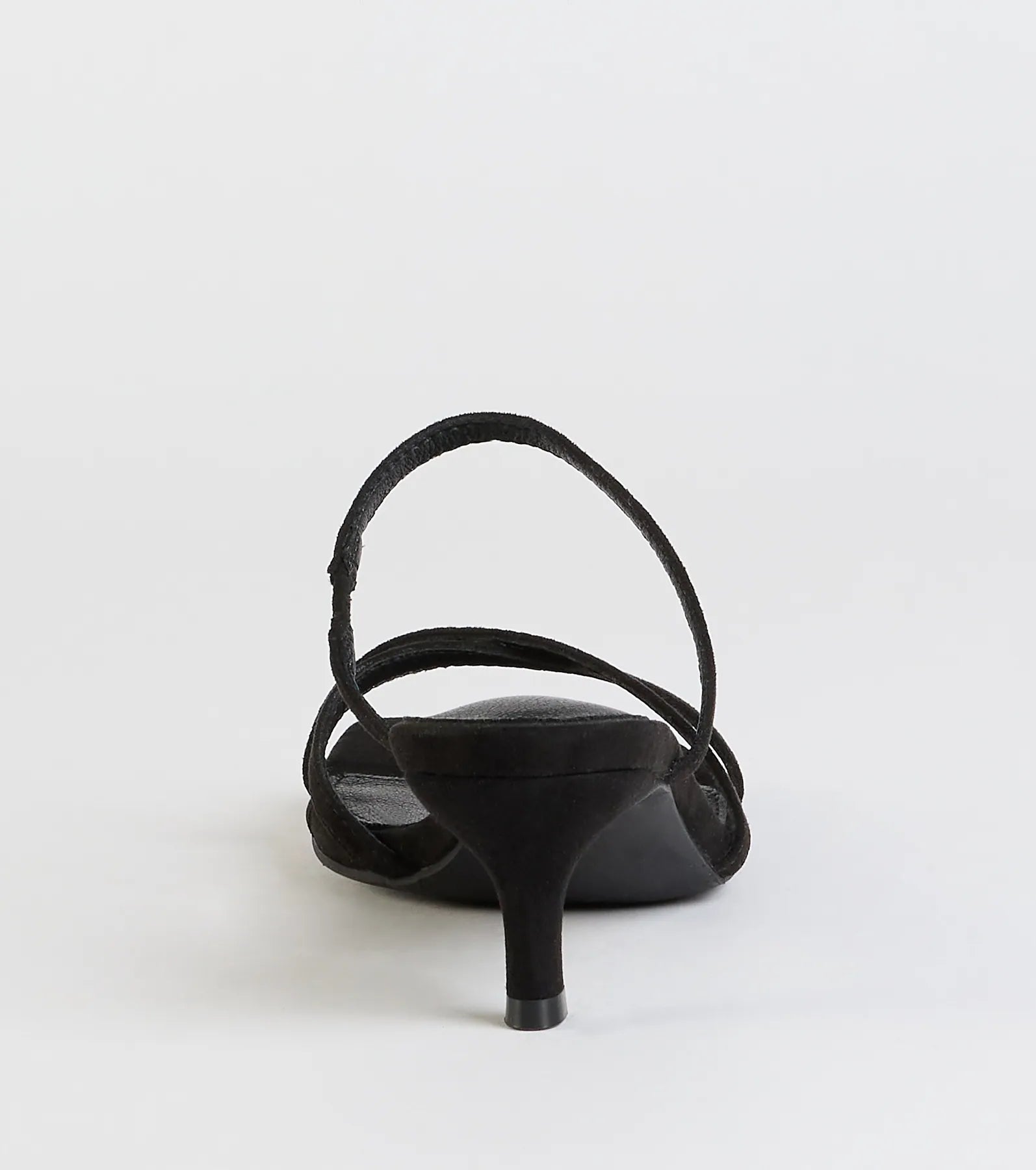 Chic Strappy Kitten Stiletto Heels