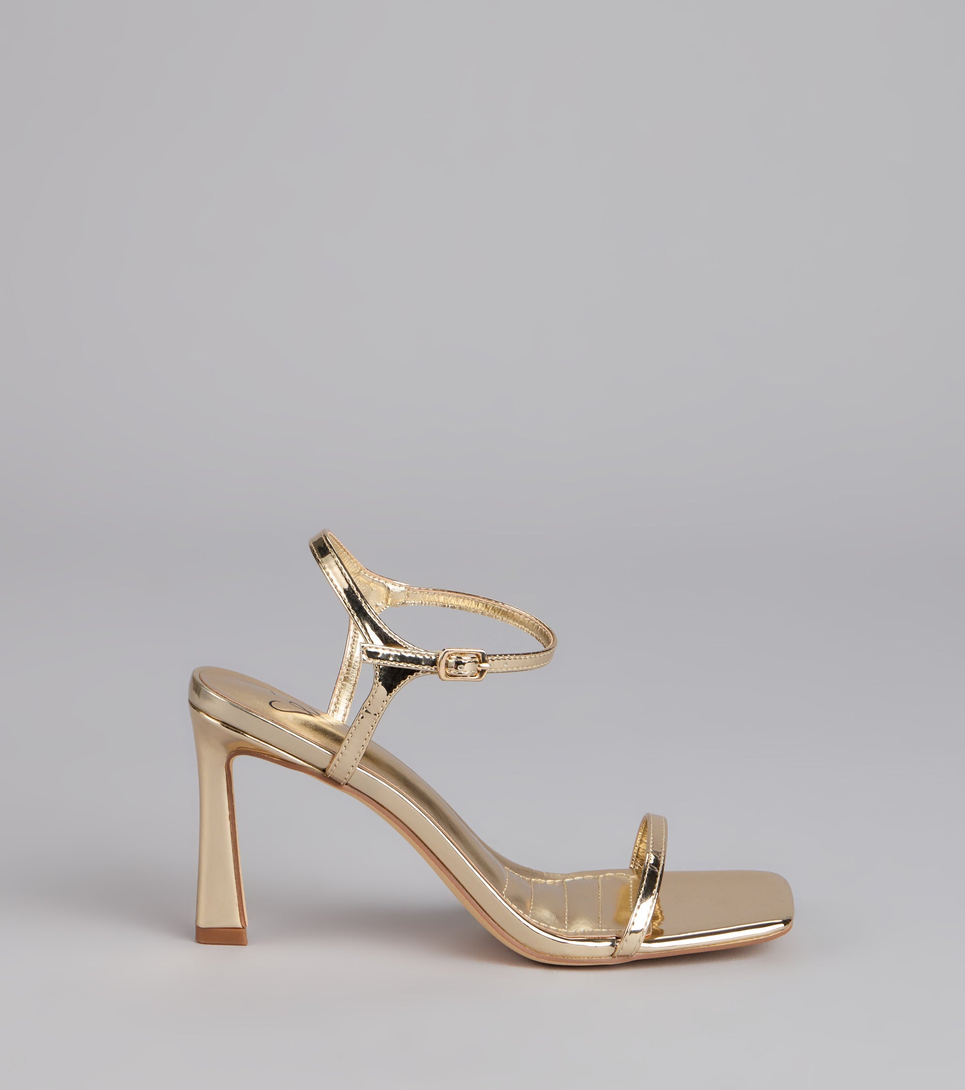 Style Pop Square Toe Nubuck Stiletto Heels