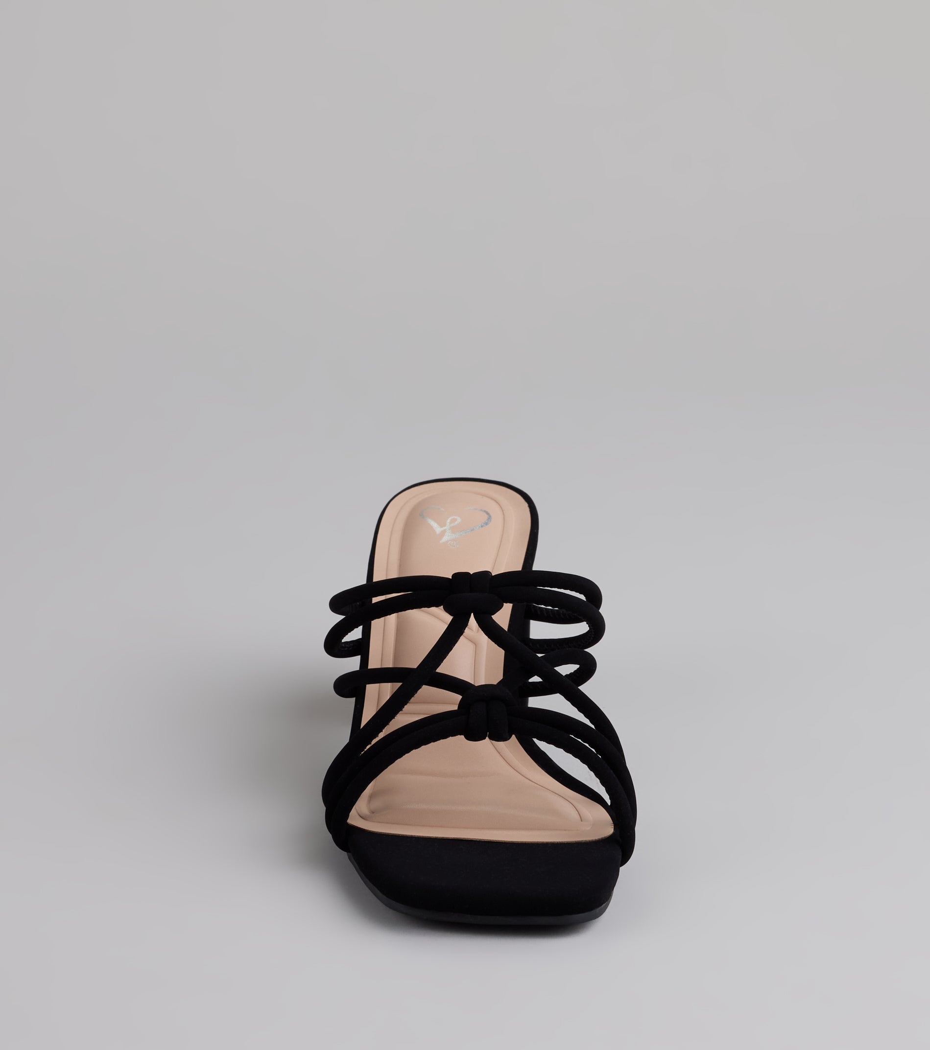 Tied To The Moment Block Heel Mules