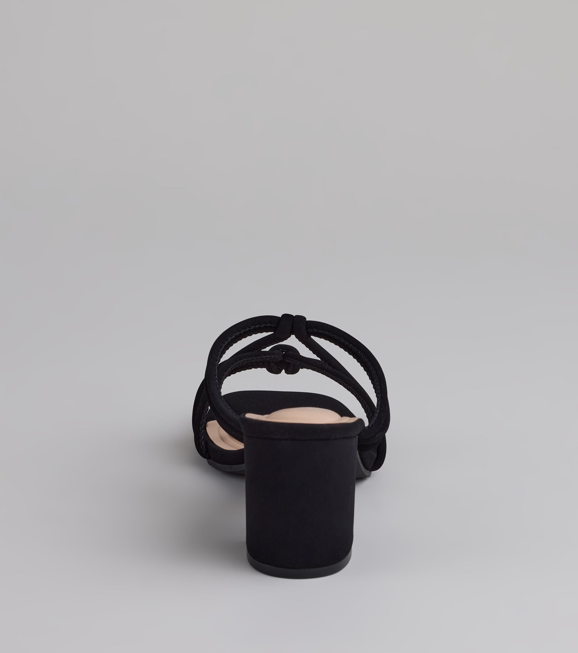 Tied To The Moment Block Heel Mules