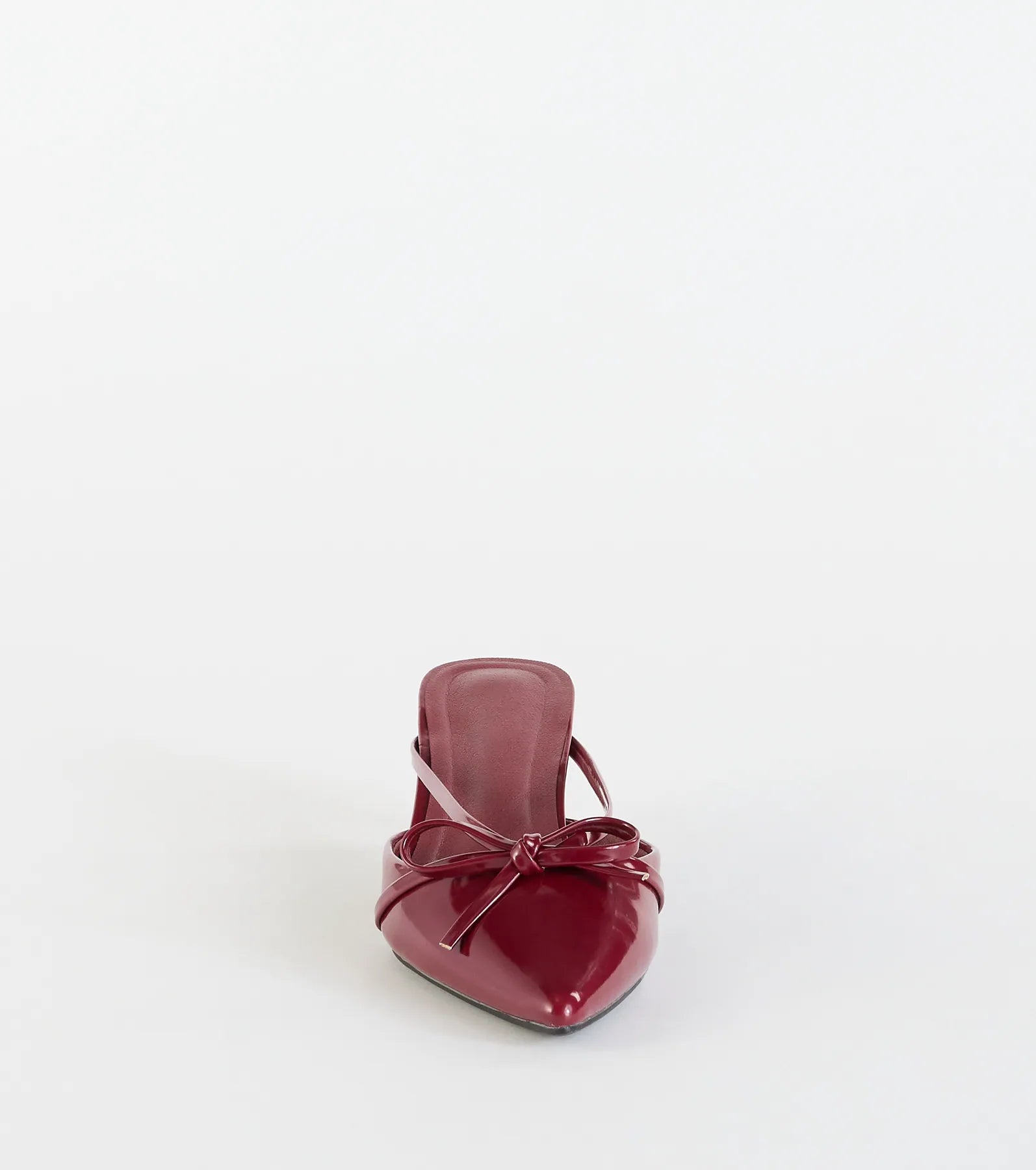 Sweetest Thing Bow Kitten Heel Mules