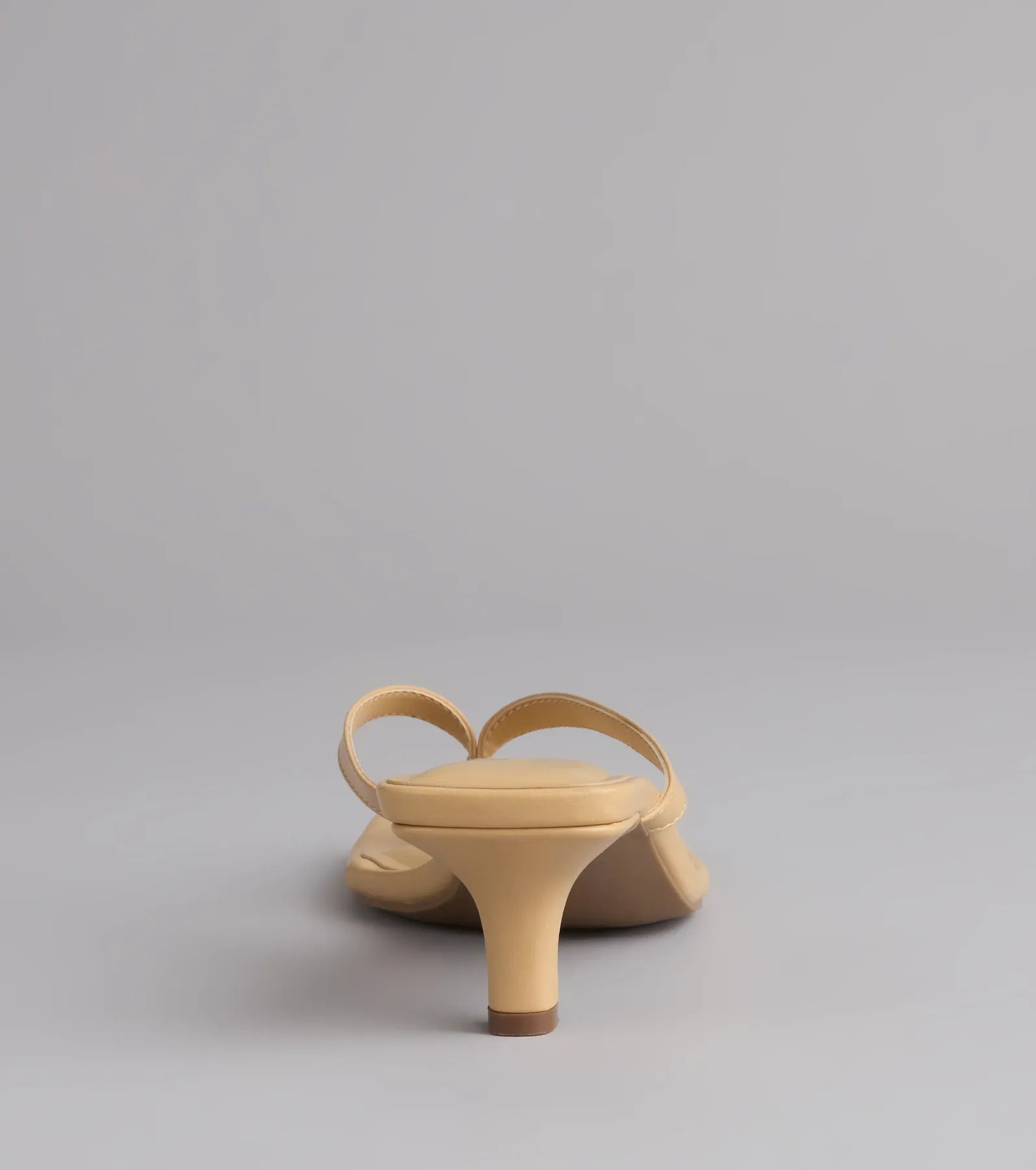 Feeling Chic Thong Square Toe Heels