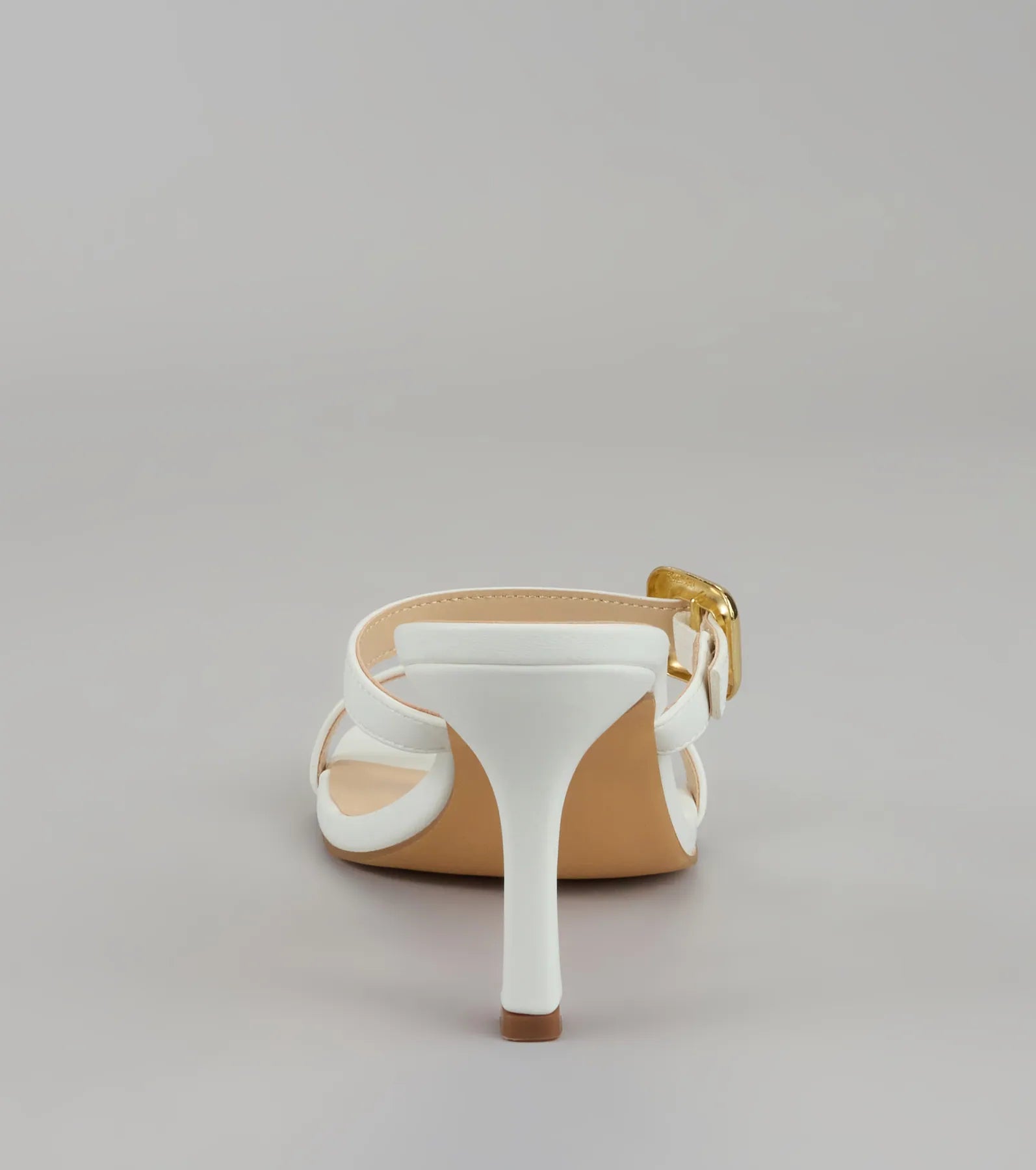 Booked and Buckled Mule Heels