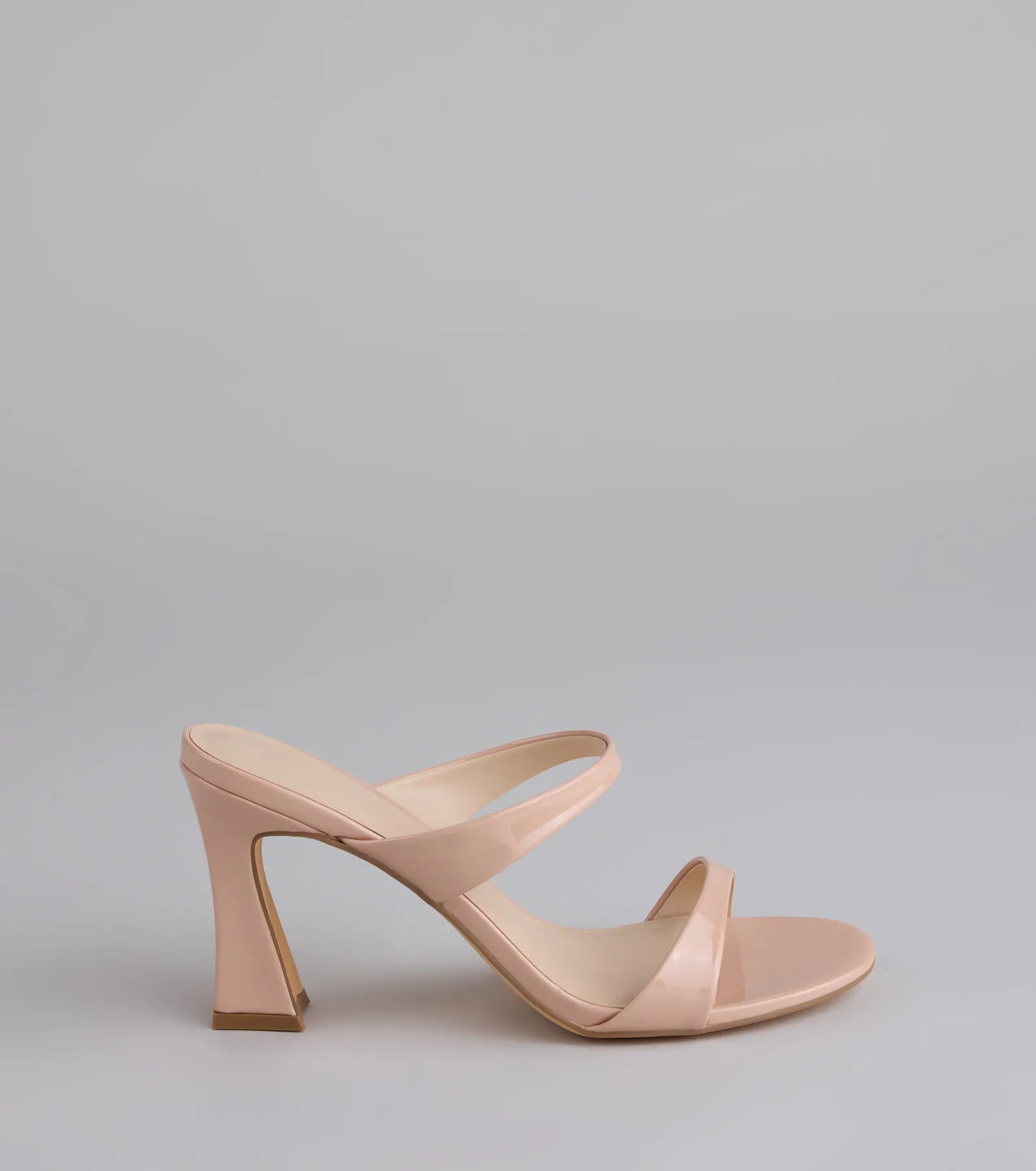 Chic Strut Strappy Block Heel Mules