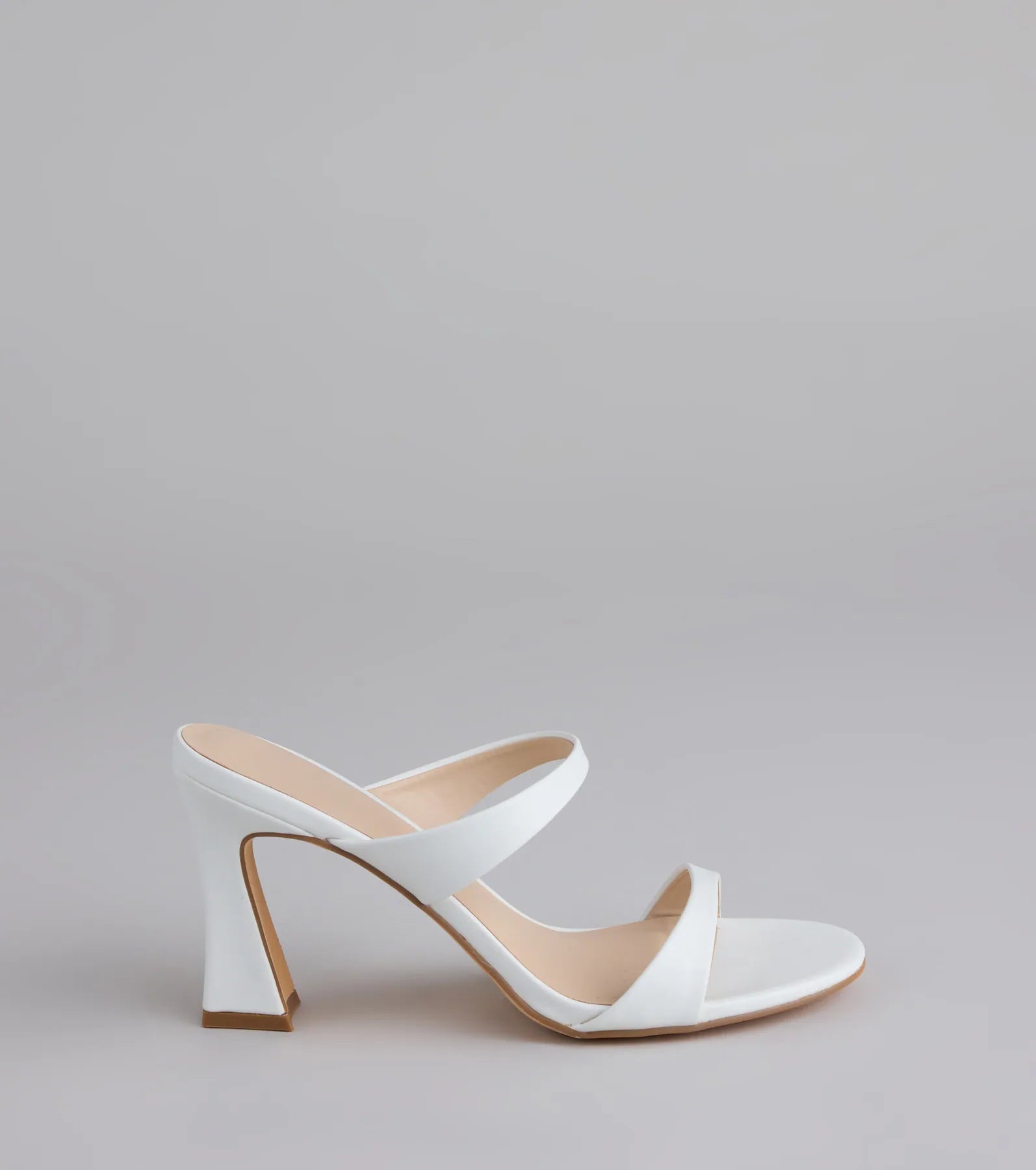 Chic Strut Strappy Block Heel Mules