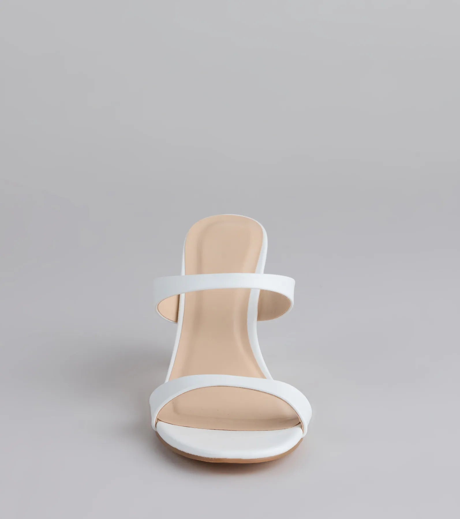 Chic Strut Strappy Block Heel Mules