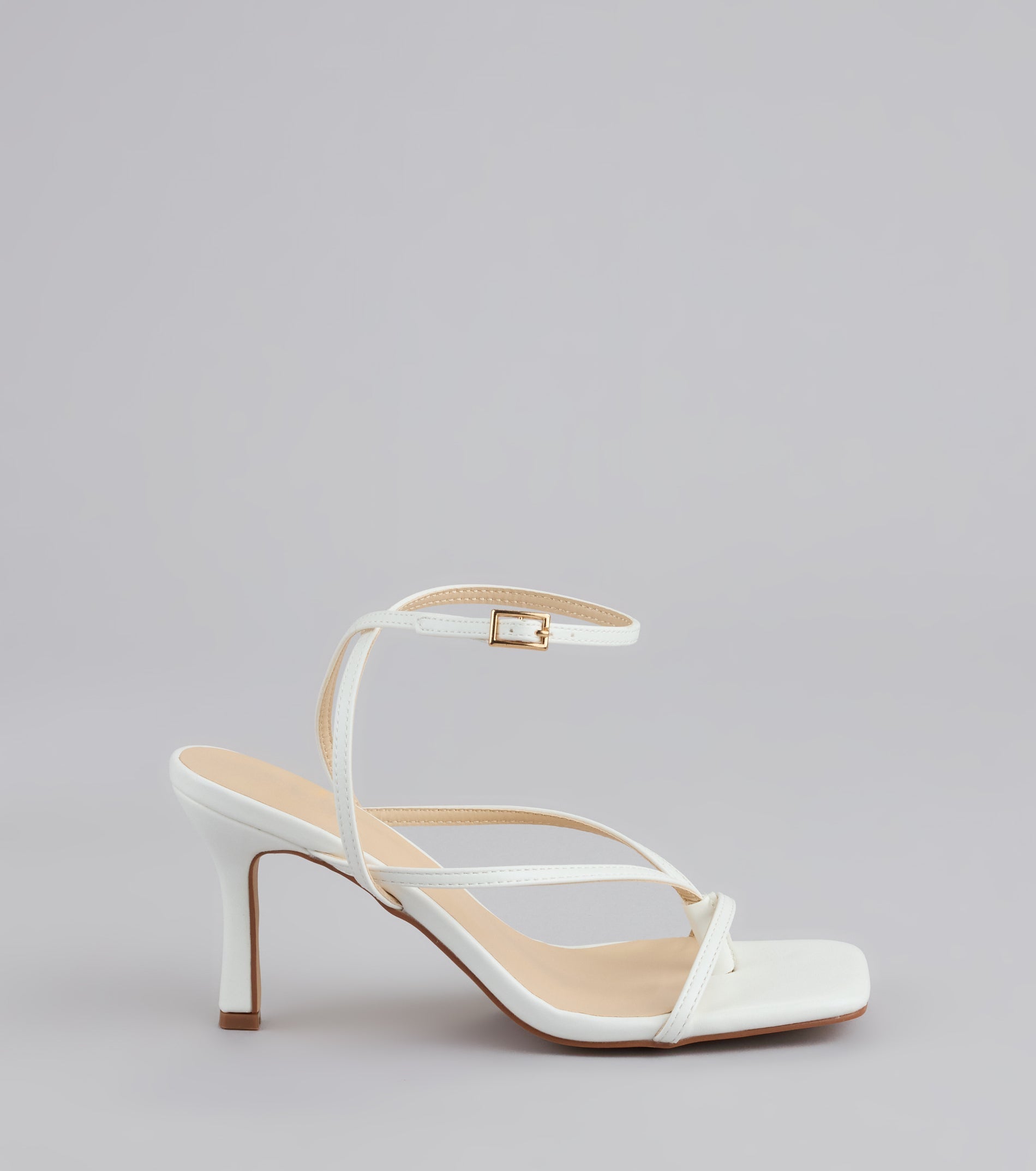 Strut Factor Thong Strappy Stiletto Heels