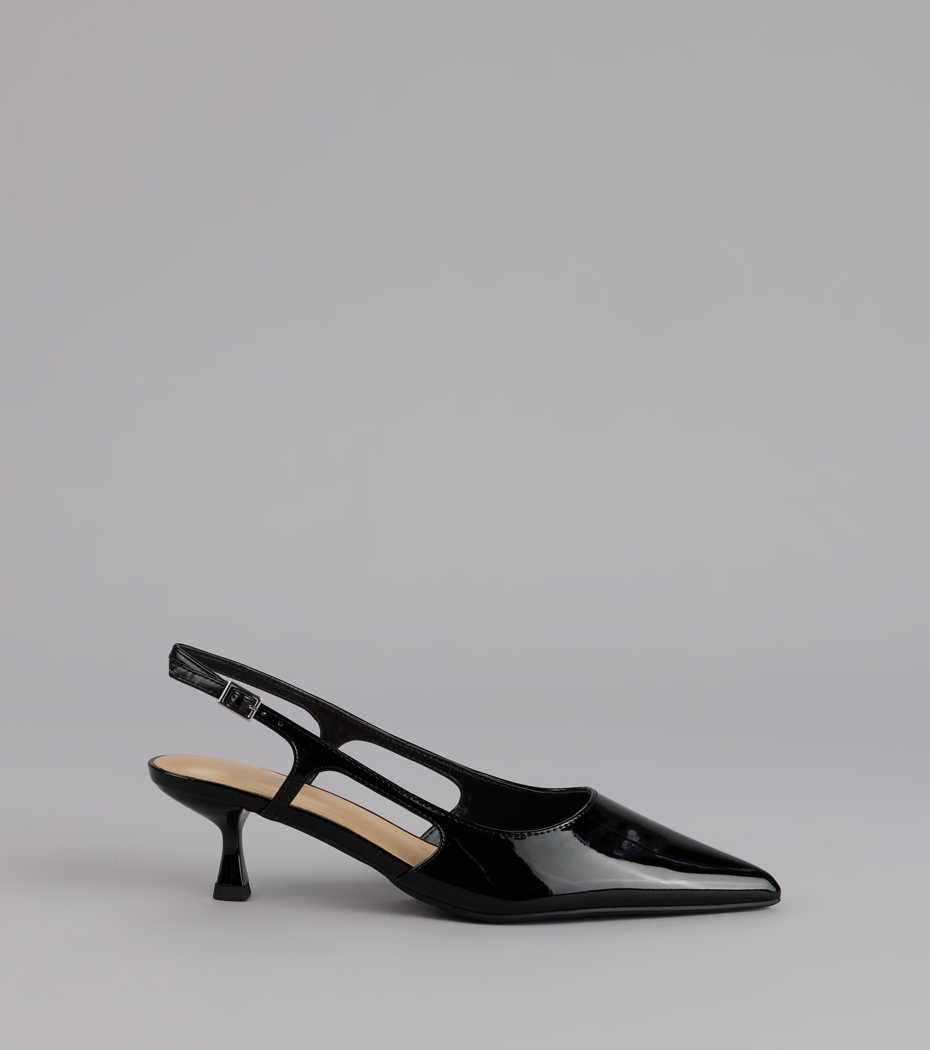 Keep It Chic Kitten Heel Pumps