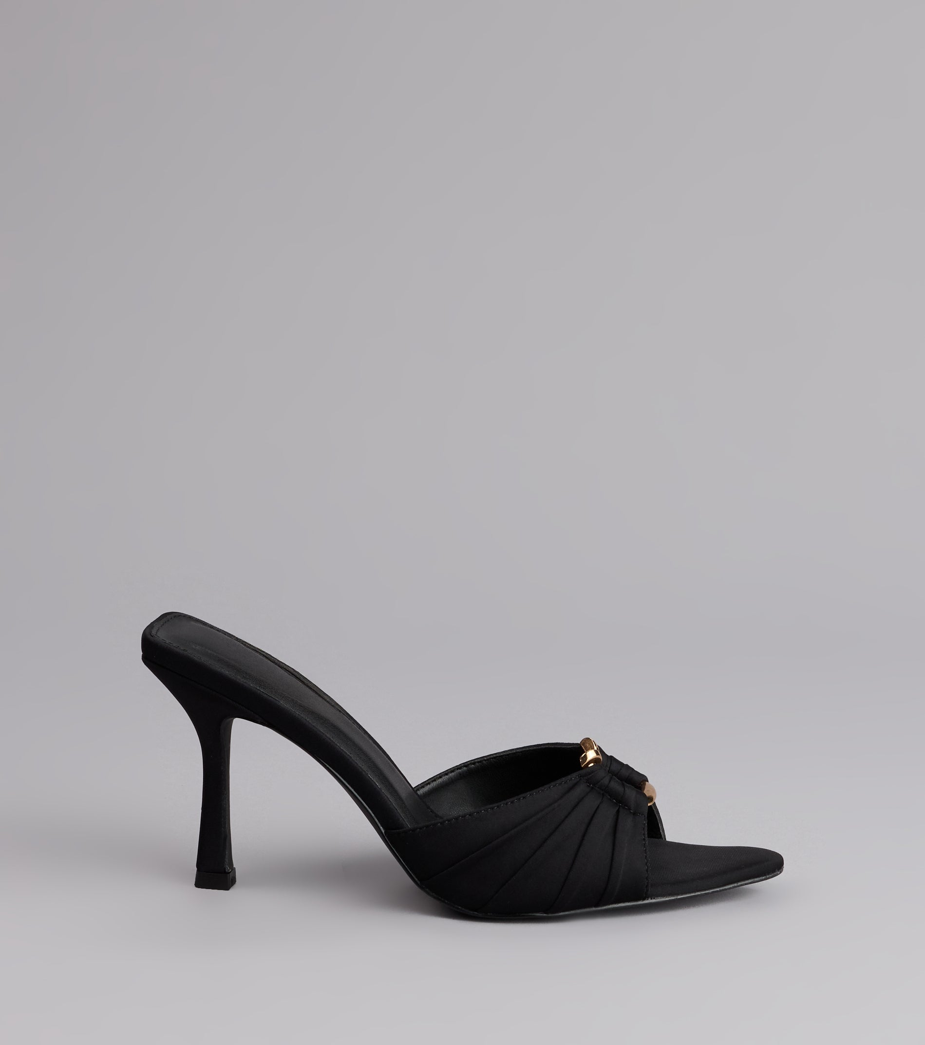 Touch Of Drama Stiletto Mules