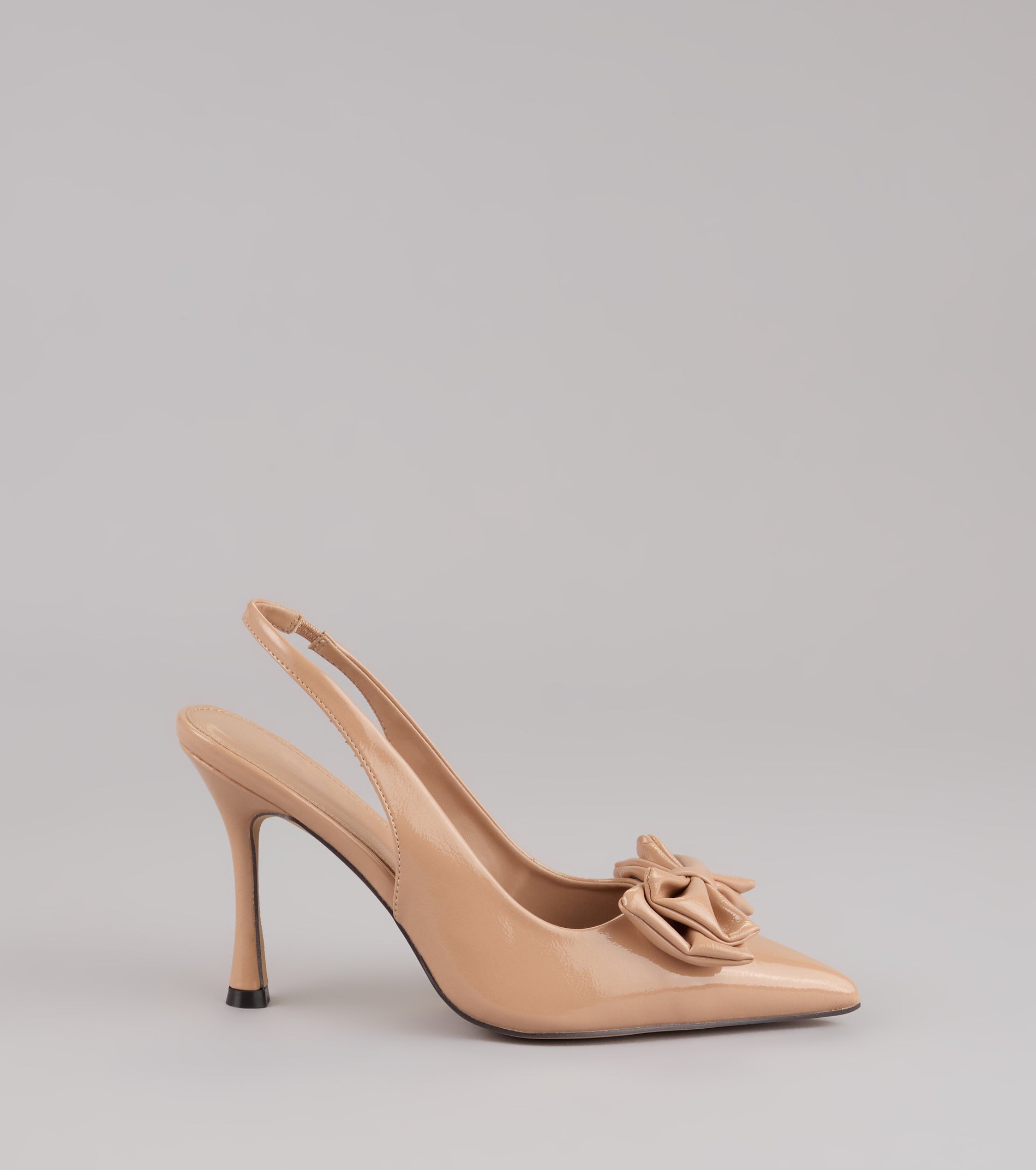 Strut Season Bow Stiletto Pumps
