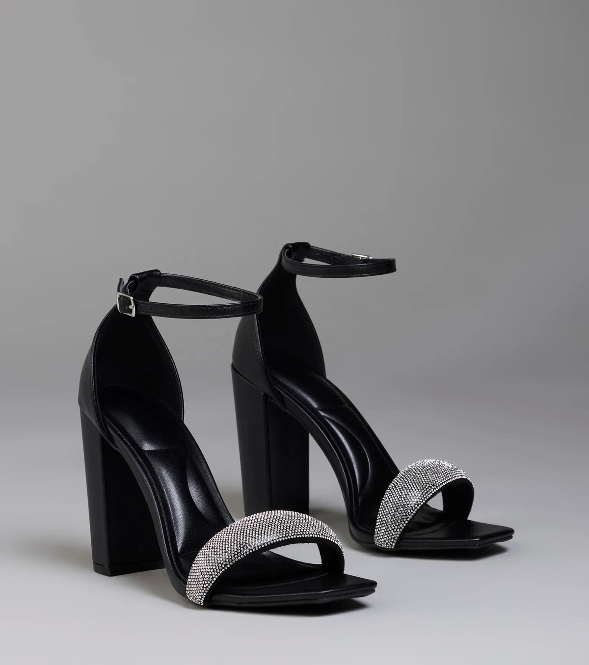 Royal Treatment Rhinestone Block Heels