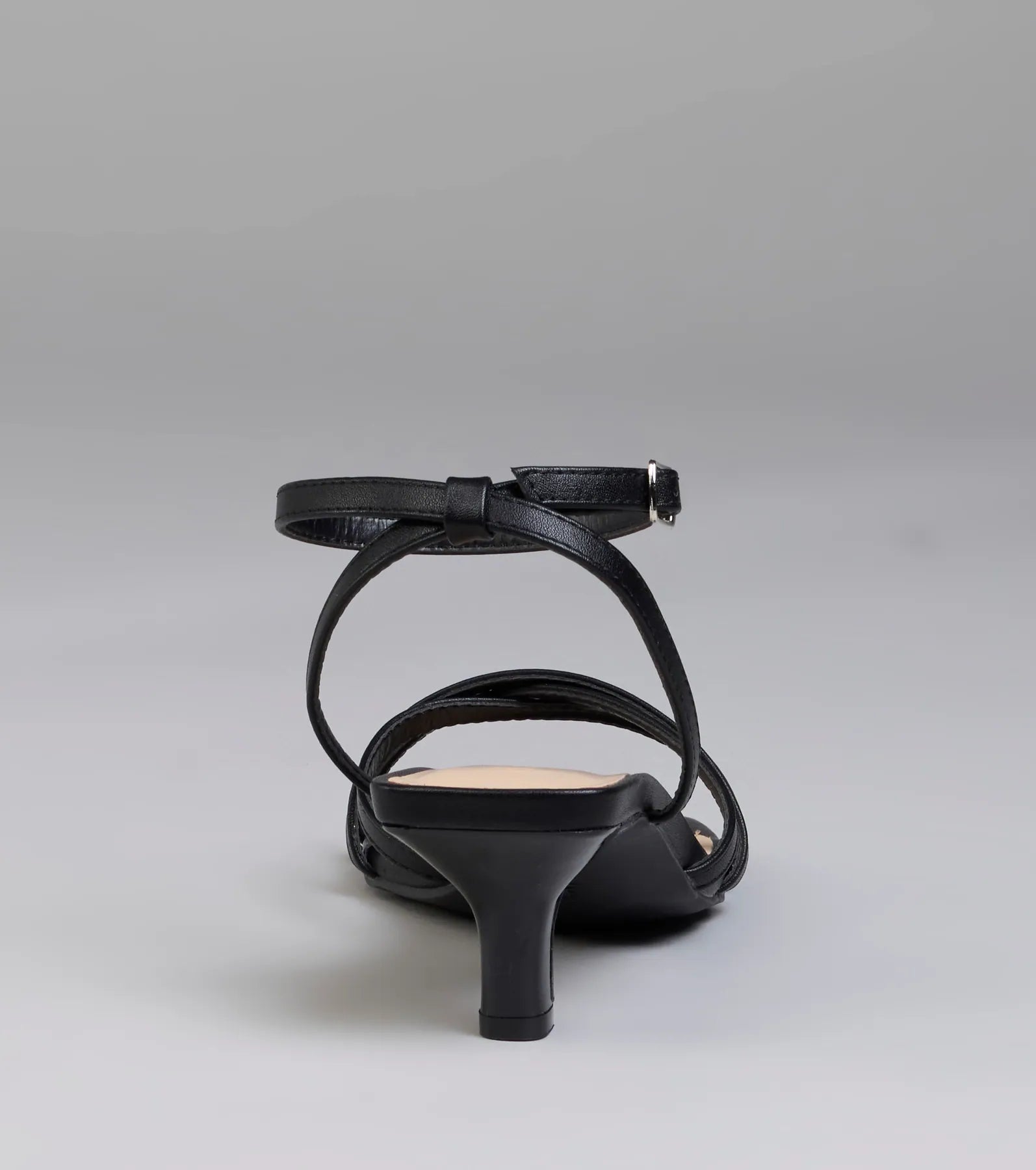 Chic And Ready Strappy Kitten Heels