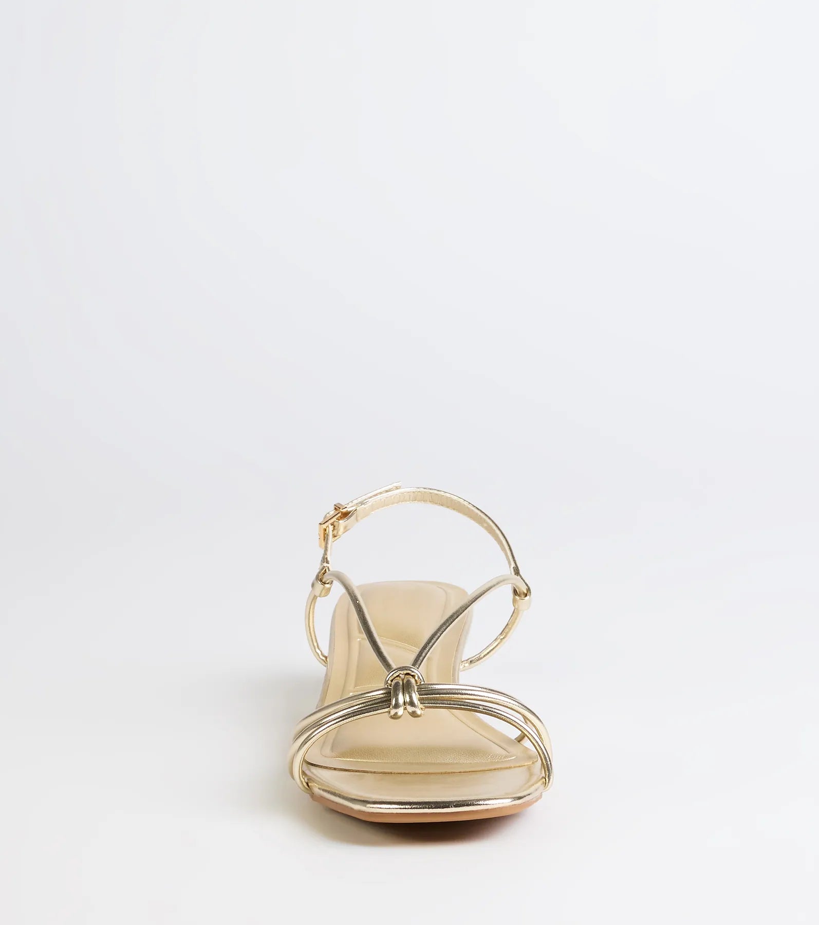 Tied Together Strappy Kitten Heels