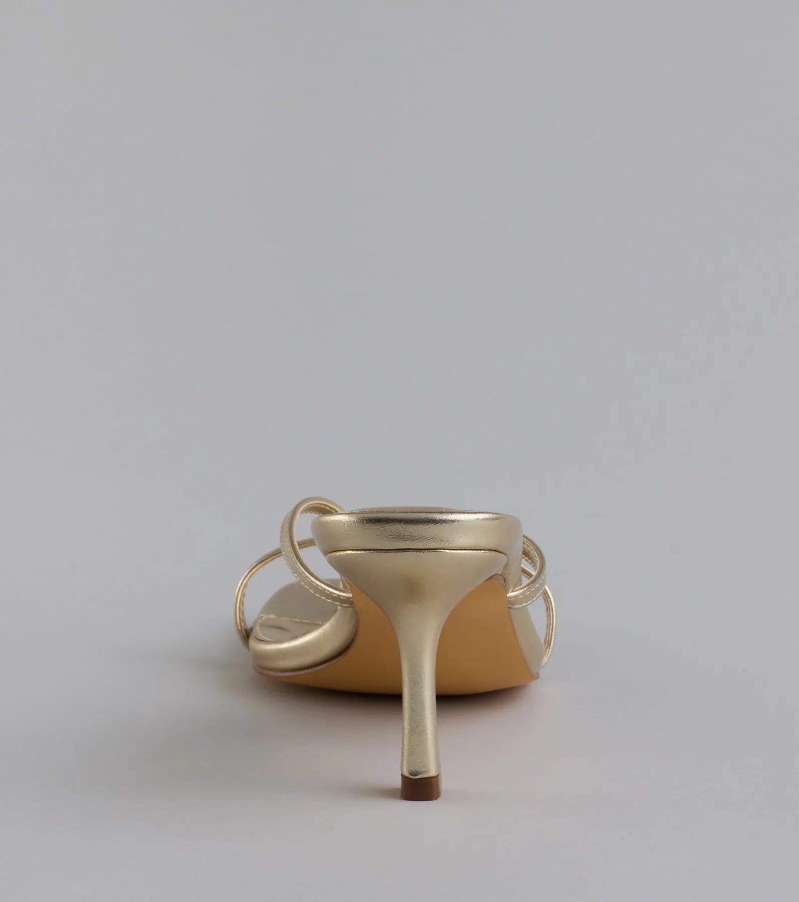 Out And About Strappy Thong Stiletto Mules